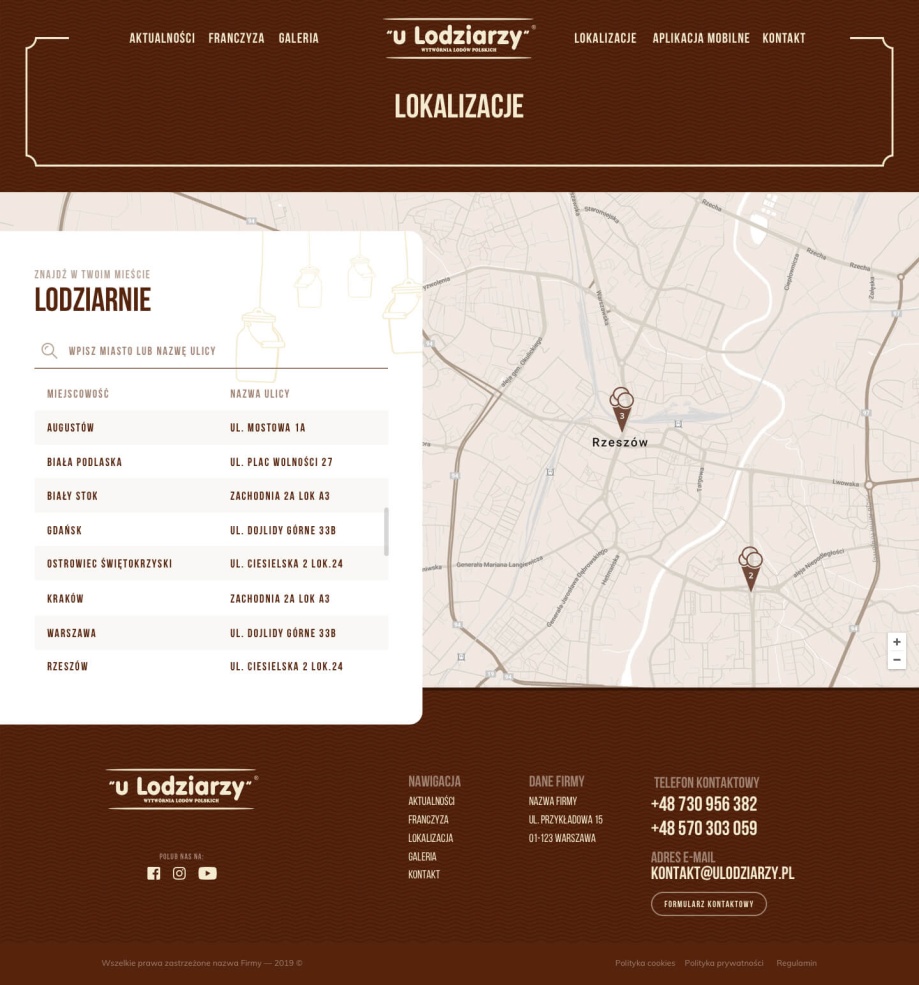 Zrzut ekranu z tabletu