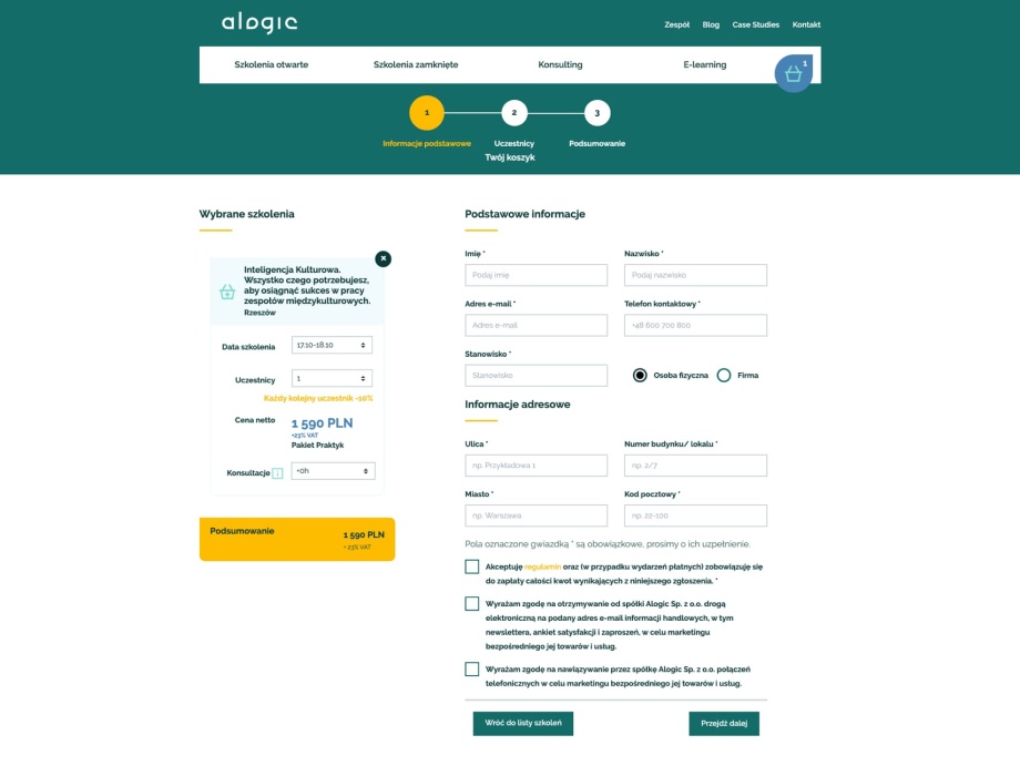 Zrzut ekranu z tabletu