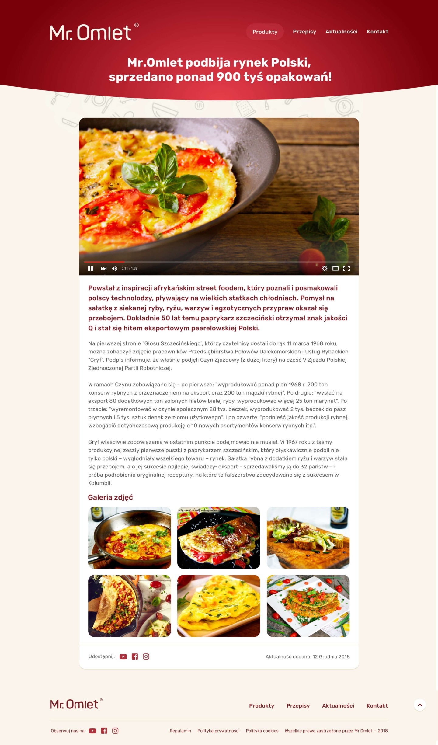 Zrzut ekranu z tabletu