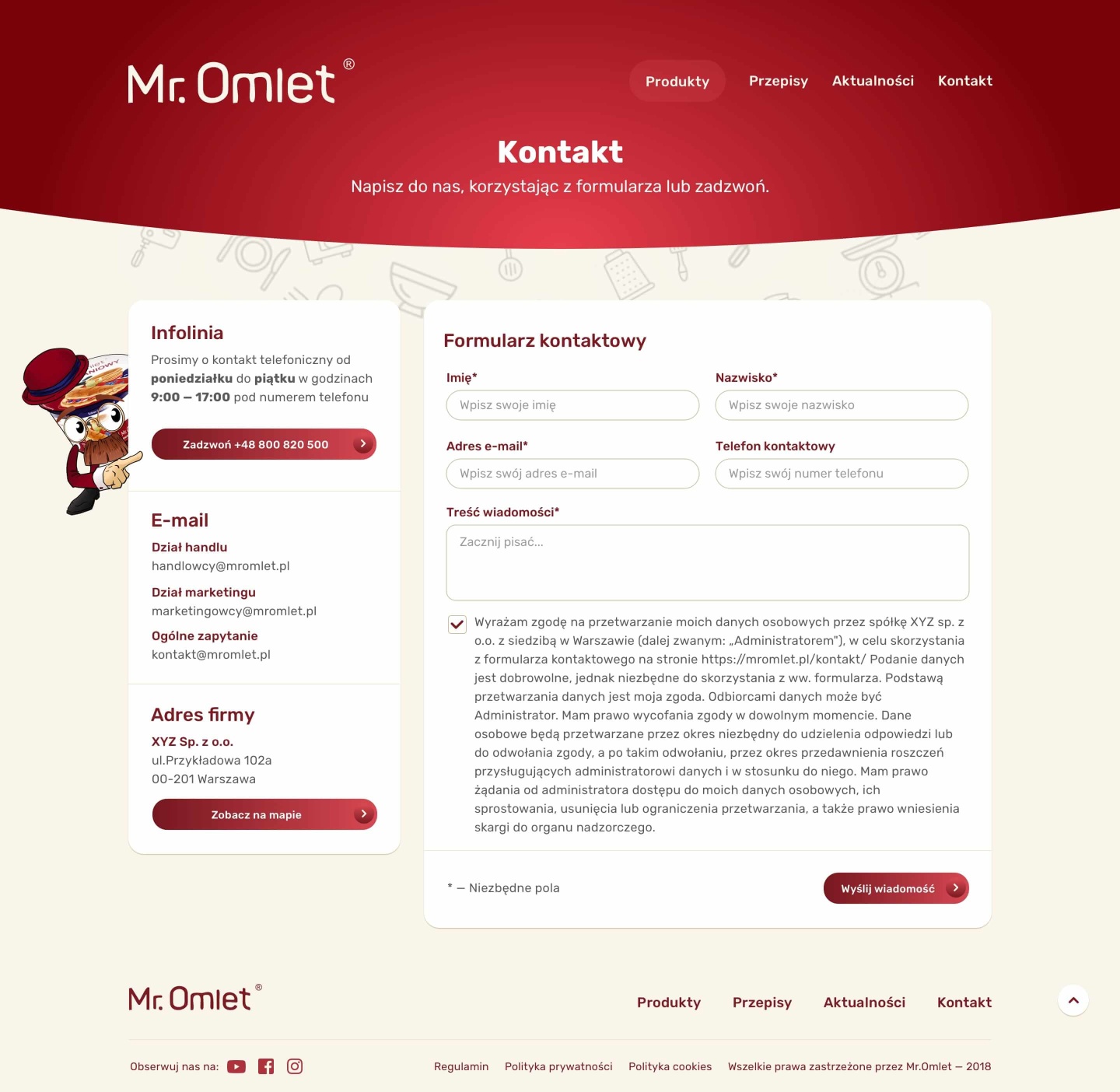 Zrzut ekranu z tabletu